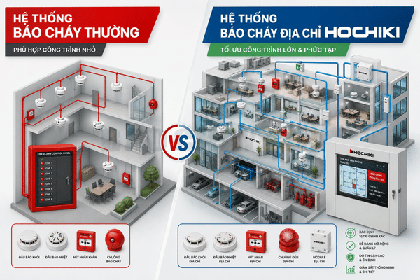Ung dung thuc te cua he thong bao chay Hochiki